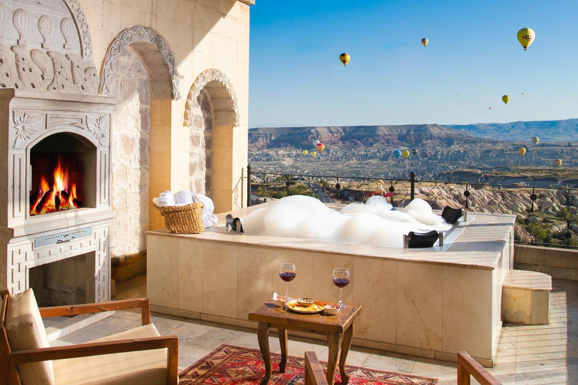 Simera In Cappadocia - Special Class - Best View Rooftop Üchisar Exteriér fotografie