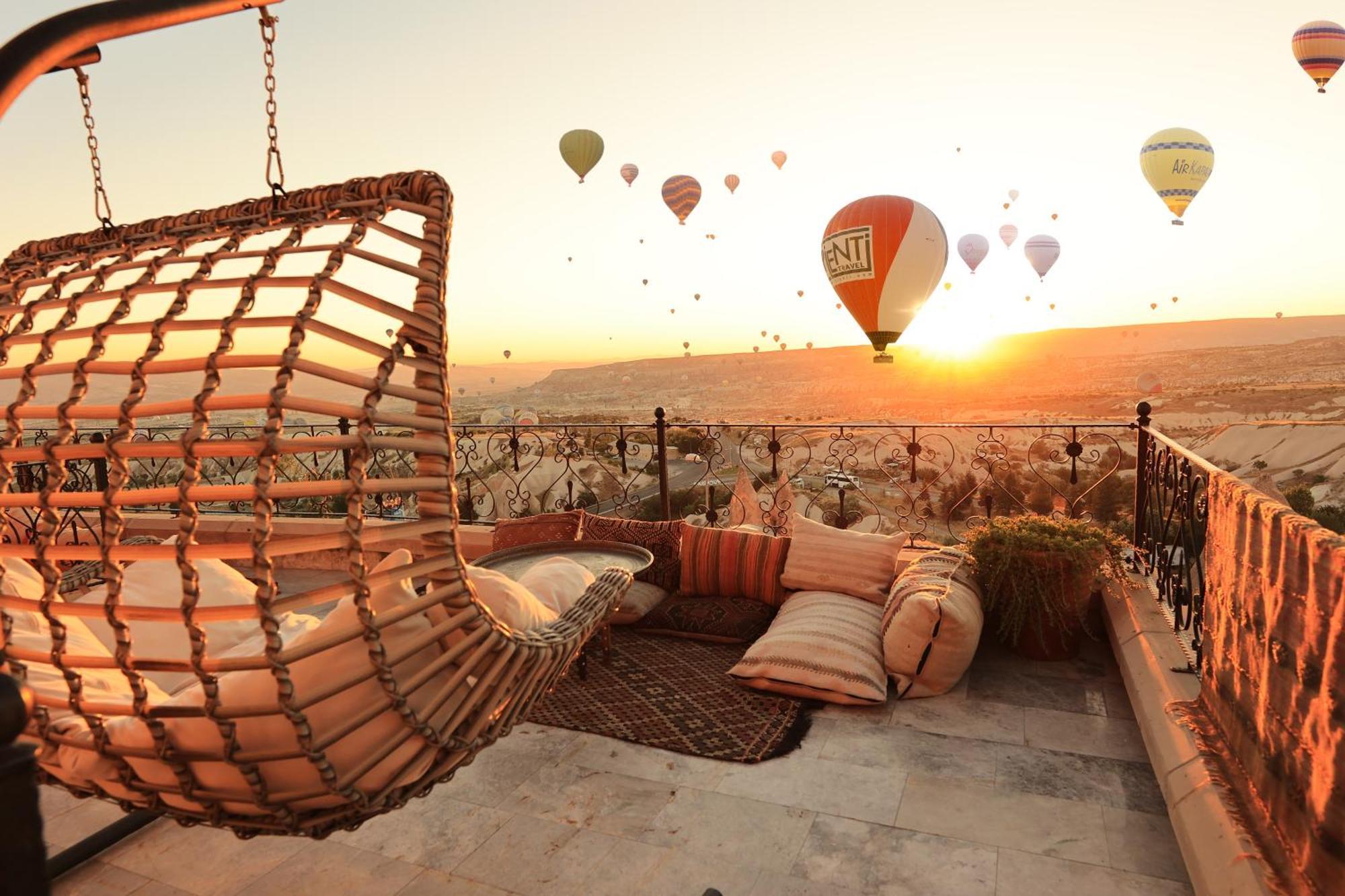 Simera In Cappadocia - Special Class - Best View Rooftop Üchisar Exteriér fotografie